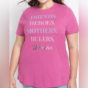 Friends Heroes Mothers Rulers Leaders Graphic Tee